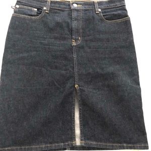 Jean denim skirt